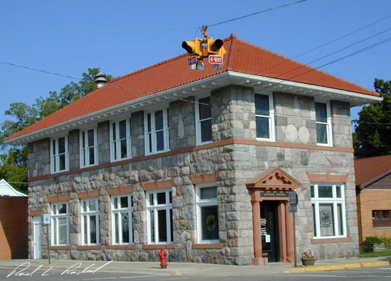 field stone building